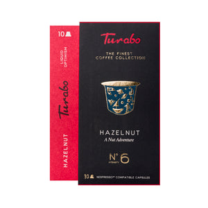 Capsule de cafea cu aromă de alune de padure | Turabo |