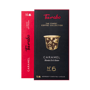 Capsule de cafea cu aromă de caramel |Turabo|