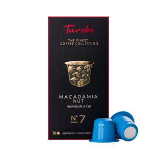 Capsule de cafea cu aromă de Nucă de Macadamia | Turabo |